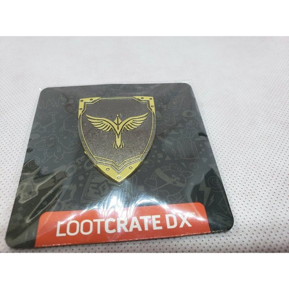 Loot Crate DX Exclusive Protect Shield Pin With Phoenix Emblem - Picture 2 of 5